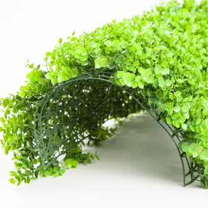 ZC Garden Decorative Panel Foliage Artificial Vertical Green Wall For Outdoor Visual Wall Design