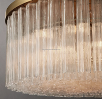 Lustre en verre soufflé de Murano, art moderne, romantique et créatif, pour salle à manger, chambre à coucher, simple et rond