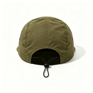 Custom OEM ODM 5-Panel Unisex Sports Camp Cap Canvas Quick Dry <b>Hat</b> Drawstring Closure Outdoor Travel Fishing Light Weight - Product Image 6