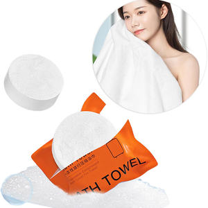 Toalla de Baño Comprimida Desechable Grande de 70x140cm, Toalla de Viaje de Secado Rápido, Toalla de <span class=keywords><strong>Tela</strong></span> Lavable para Ducha - Product Image 5