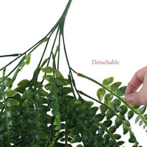 Artificiale Appeso Felci 2pcs <span class=keywords><strong>Felce</strong></span> di Boston Appeso Verde di Plastica Faux Piante per Parete Interna Al di Fuori Cesto Appeso Fioriera - Product Image 5