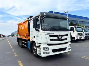 Camion aspirateur Foton Daimler Jet Vacuum Truck Cummins/Yuchai pour le nettoyage des boues en Afrique, pompe à jet haute pression et à aspiration pour les blocages de canalisations - Product Image 5
