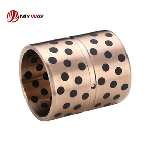 Manchon de lubrification solide MYWAY <span class=keywords><strong>CuSn12</strong></span> certifié ISO9001, excellente résistance à l'usure, faible friction, résistant à la chaleur 400°C - Product Image 1