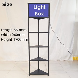 Custom Triangular <strong>Metal</strong> Display Stand for Digital Electronics Phone Accessories for Retail Store Home Corner Storage <strong>Rack</strong> - Product Image 2