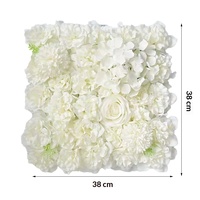 Dinding Bunga Artifisial YHM Mawar Hydrangea Latar Belakang Pernikahan Alat Peraga Fotografi Dekorasi Rumah Model Teknik Simulasi