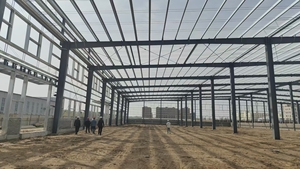 Oferta Especial: Estructura de Acero Ligero para Construcción, Diseño de Marco de Portal Soldado y Plegado, Estándar Internacional, Color Personalizado - Product Image 2