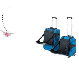 Valise de voyage portable pour enfants, étanche, avec siège intégré, vente en gros d'usine BSCI - Product Image 1