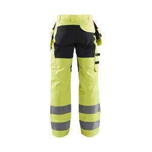 BLAKLADER - 155218113399D104 Hi-Vis <b>trousers</b> stretch Yellow/<b>Black</b> - EAN 7330509546512 HI-VIS <b>WORKWEAR</b> - Product Image 2