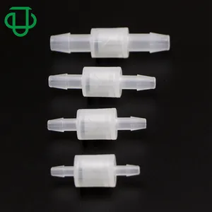 JU Katup Periksa Satu Arah Non Back, Bola Pegas Plastik Mini Barb Selang 1/4 Inci 6.4Mm