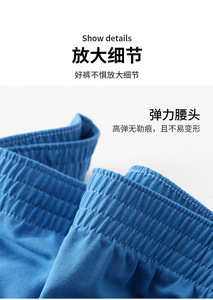 <strong>Clearance</strong> <strong>Men's</strong> Underwear <strong>Boxer</strong> Briefs 100% Cotton Mid-Rise Knitted ODM Loose-Fitting Underpants for Adult <strong>Men</strong> - Product Image 5