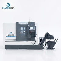 Tour CNC à double broche JD60MS pour mini-connecteurs hydrauliques – Tournage haute performance en une seule opération