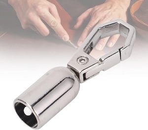 MOPFOL Sets Zinc Alloy <b>Snap</b> <b>Hooks</b> With Screws Mm Hole Bell End Caps For Leather Crafts Decorative Fittings Silver - Product Image 3