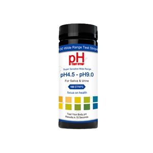Tiras reactivas de pH Wancheng Bio Vansful 4.5-9.0 para saliva y orina, 100 tiras - Product Image 4