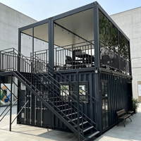 Conteneur de restauration rapide OEM ODM de haute qualité, café-restaurant, cuisine, café en aluminium de 40 pieds