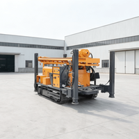 Foreuse hydraulique diesel sur chenilles JTQZ-350 pour puits d'eau, profondeur 350m, idéale pour routes boueuses - Approvisionnement direct usine