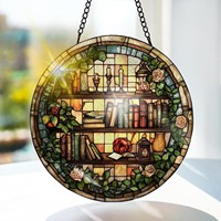 Attrape-soleil en acrylique gravé au laser, motif arbre de Noël du Texas, style festif régional, ornement suspendu, cadeau pour femmes et amateurs de voyages