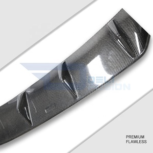 Diffuseur de pare-chocs arrière G70 pour Genesis G70 2022 restylé, style DLF, en fibre de carbone - Product Image 2
