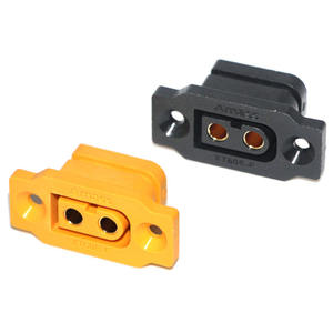 موصلات Amass XT60E-<span class=keywords><strong>M</strong></span> وXT60E-F، موصلات أنثى XT60 قابلة للتركيب على اللوحة ثنائية القطب لتطبيقات لوحات الدوائر المطبوعة - Product Image 1