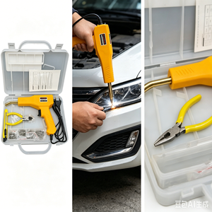 Kit d'outils de soudage à chaud en plastique pour la vente en gros, équipement de réparation <span class=keywords><strong>automobile</strong></span> pour <span class=keywords><strong>garage</strong></span>, plusieurs prises en option - Product Image 1