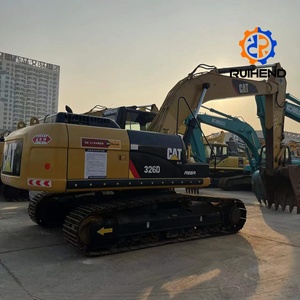 รถขุดตีนตะขาบ CAT326D มือสอง พร้อมเกียร์ PLC และอุปกรณ์ก่อสร้าง กำลังขุดสูง มอเตอร์และปั๊มไฮดรอลิก ผลิตในญี่ปุ่น - Product Image 1