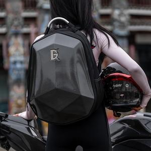 Mochila de motociclismo de fábrica, bolsa de carcasa dura de PVC, característica impermeable, mochila de casco completo a prueba de lluvia, bolsa de ordenador para motocicleta - Product Image 2