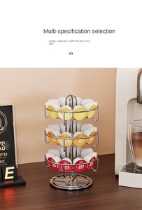Custom all'ingrosso scatola di immagazzinaggio di <span class=keywords><strong>caffè</strong></span> in metallo ferro latte pelletizzante cestello per <span class=keywords><strong>caffè</strong></span> istantaneo capsula espositore - Product Image 4
