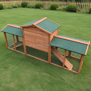 SDR003-D SHUNDA Gabbia in Legno di Medie Dimensioni per Piccoli Animali, Conigliera, Pollaio per Fattoria - Product Image 6