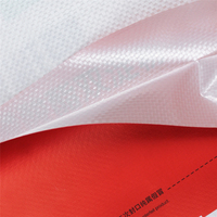 Sac tissé en PP transparent vide, vente en gros d'usine chinoise, pour emballage de riz, impression en gravure, sac de 15 kg, 20 kg, 25 kg, 50 kg pour le riz
