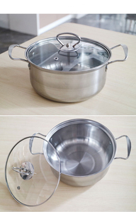 Cookware <strong>Pots</strong> Stainless Steel Non Stick Kitchen Chinese <strong>Sets</strong> <strong>Nonstick</strong> Cooking <strong>Pot</strong> <strong>Set</strong> Natural 5pcs - Product Image 2