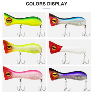 Haute qualité en gros 31.5g gros bar pêche <span class=keywords><strong>Popper</strong></span> leurres eau salée <span class=keywords><strong>Popper</strong></span> leurres de pêche Topwater leurre dur appâts artificiels - Product Image 5