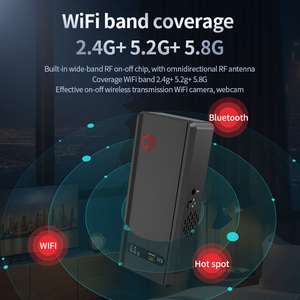 Điều khiển Wifi Bậc Thầy di động ba băng tần 2.4GHz + 5.2GHz + 5.8GHz ngắt kết nối bằng một cú nhấp chuột để ngăn chặn tài liệu ABS nghiện Internet - Product Image 5