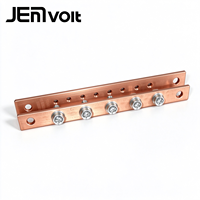 Barre de terre compacte en cuivre haute tension pour protection contre la foudre JEMvolt Mini, borne de mise à la terre pour armoire électrique