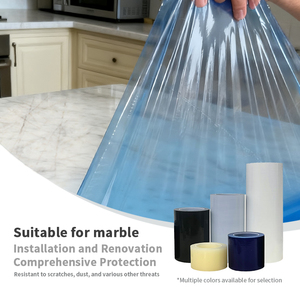 Pellicola blu per uso domestico temporaneamente antigraffio per piano in marmo e pavimento in pietra autoadesivo <span class=keywords><strong>PE</strong></span> - Product Image 2