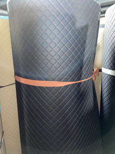 Tissu en cuir synthétique PU PVC matelassé brodé pour sièges <span class=keywords><strong>de</strong></span> <span class=keywords><strong>voiture</strong></span>, pour canapé, pour meubles - Product Image 2