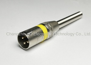 <span class=keywords><strong>Bonico</strong></span> Logotipo personalizable 6,35mm de diámetro Aislamiento de plata Niquelado Micrófono de tres núcleos Enchufe de audio de resorte - Product Image 6