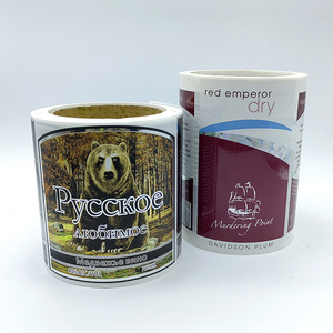 Chất Lượng Cao Đầy Đủ Màu Sắc In Logo Sticker Nhãn Rượu Vang Cuộn Cho Kinh Doanh & Thương Hiệu - Product Image 5