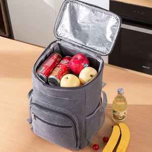Custom Logo Printed Soft Insulated <b>Cooler</b> <b>Backpack</b> Leakproof Large Double Shoulder Outdoor Camping Picnic Lunch Bag - Product Image 3