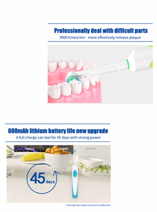 <span class=keywords><strong>Cepillo</strong></span> de Dientes Eléctrico <span class=keywords><strong>B</strong></span> de Fabricación China con 2 Cabezales, Cerdas Suaves para Uso Doméstico, Certificado CE/RoHS, de Fábrica en Shenzhen - Product Image 6