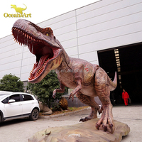 Animatronic dinozorlar tema parkı yaşam boyutu Animatronic dinozor modeli gerçek robotik dinozor
