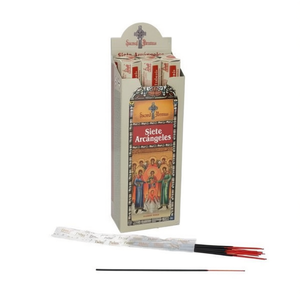 Siete Arcngeles Incense Sticks Tulasi Sacred Aromas 20 Count Religious Fragrance - Product Image 2