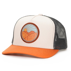 Casquette en coton personnalisée, casquette de camionneur de haute qualité avec patch imprimé à l'écran, 5 panneaux - Product Image 1