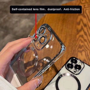 <span class=keywords><strong>Cover</strong></span> per <span class=keywords><strong>Cellulare</strong></span> Antiurto con Finitura Galvanica per iPhone 17 Air, Custodia per Telefono con Ricarica Magnetica Sicura per 15 Pro Max - Product Image 3