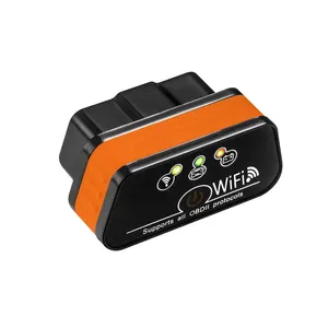 Pemindai mobil WIFI ELM327 OBD2, alat diagnostik kesalahan mobil, pembaca pemindai dekoder OBD2 untuk Android dan IOS