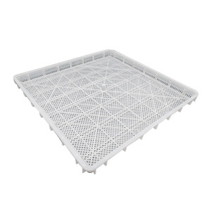 Bac de séchage double en plastique 850x850x60mm en PEHD moulé par injection à angle élevé pour la congélation et le stockage des fruits et légumes - Product Image 2