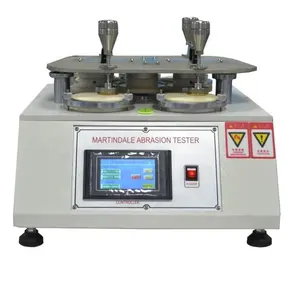 Is12945 is12947 máquina de teste de testes, empilhamento de tecido têxtil martindale