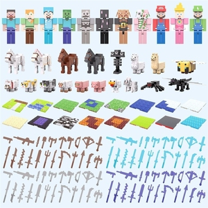 I blocchi magnetici a piccole particelle Xinhen sono compatibili con un certo set di figurine, scheletri di animali, zombie. - Product Image 1