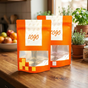 Sacs en Mylar compostables à finition mate imprimés sur mesure, sachets autoportants en aluminium pour l'emballage du café et du thé, OEM ODM - Product Image 2