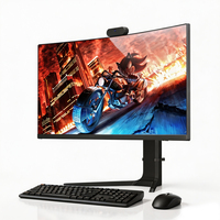 PC Todo en Uno Curvo para Juegos de 34 Pulgadas, 4K, 180Hz, 1500R, con Soporte para Tarjeta Gráfica, Sistema Informático de Alto Rendimiento para Esports