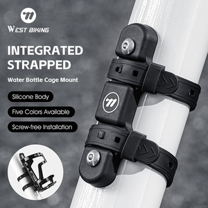 WEST BIKING-Portabotellas de agua para <span class=keywords><strong>bicicleta</strong></span>, portabotellas de silicona de colores, ultraligeros y portátiles, sin herramientas de tornillo, al por mayor - Product Image 1