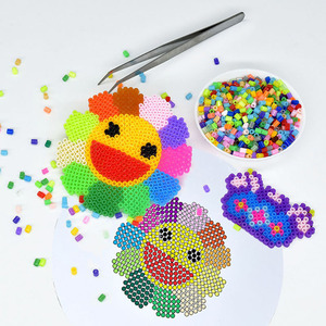 Perles <span class=keywords><strong>Hama</strong></span> Fuse Perler de 2,6 mm, 24 couleurs, jouets éducatifs <span class=keywords><strong>3D</strong></span> faits à la main pour enfants de 5 à 7 ans, jouet coloré pour enfants - Product Image 4